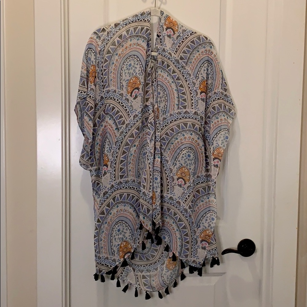 Mudd, polyester fabric cover up for pool and beach